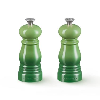 Sada mlýnků na sůl a pepř 11 cm, sada 2 ks, BAMBOO, plast, Le Creuset