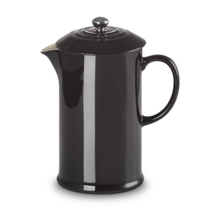 French press kávovar 1 l, BLACK ONYX, kamenina, Le Creuset