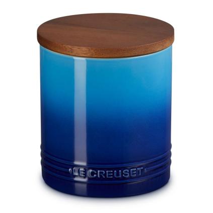 Dóza na potraviny SIGNATURE 1,1 l, AZURE, kamenina, Le Creuset