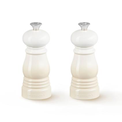 Sada mlýnků na sůl a pepř 11 cm, sada 2 ks, MERINGUE, plast, Le Creuset