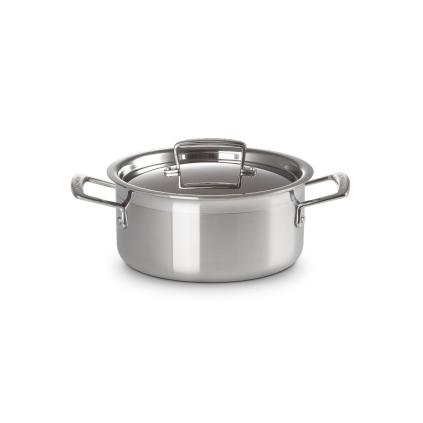 Kastrol CLASSIC 20 cm, 3 l, nerez, Le Creuset