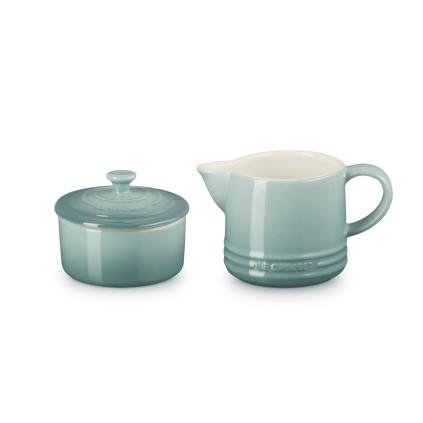 Sada cukřenky a mléčenky, sada 2 ks, SEA SALT, kamenina, Le Creuset