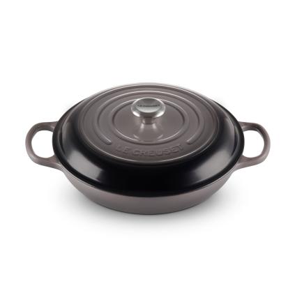 Kastrol SIGNATURE 30 cm, 3,5 l, FLINT, litina, Le Creuset