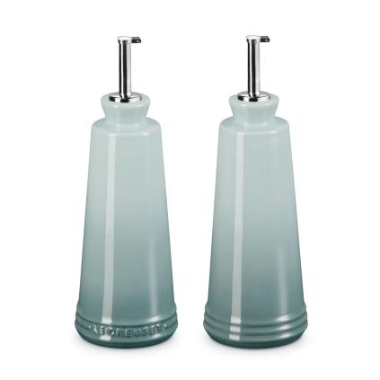 Dávkovač oleje SIGNATURE 300 ml, sada 2 ks, SEA SALT, kamenina, Le Creuset