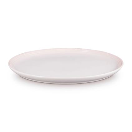 Jídelní talíř COUPE 27 cm, SHELL PINK, kamenina, Le Creuset