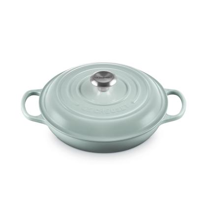 Kastrol SIGNATURE 26 cm, 2,2 l, SEA SALT, litina, Le Creuset