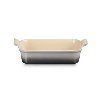Zapékací mísa HERITAGE 26 cm, 2,4 l, FLINT, kamenina, Le Creuset