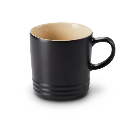 Hrnek 350 ml, SATIN BLACK, kamenina, Le Creuset