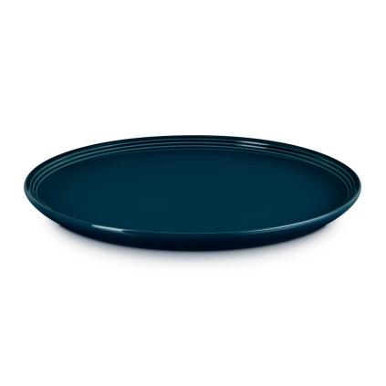 Jídelní talíř COUPE 27 cm, NUIT, kamenina, Le Creuset