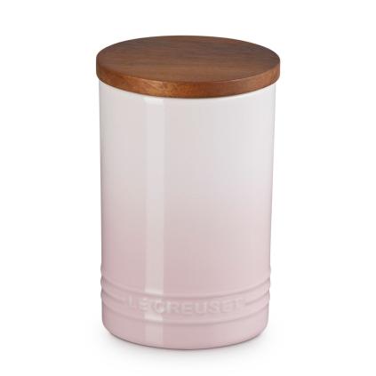Dóza na potraviny SIGNATURE 770 ml, SHELL PINK, kamenina, Le Creuset