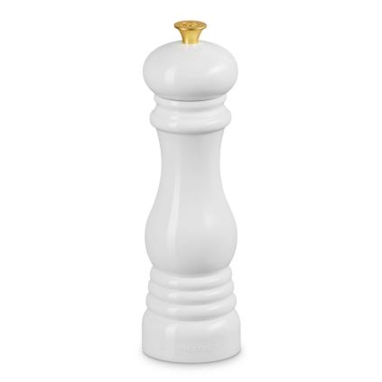 Mlýnek na sůl CLASSIC 21 cm, bílá / zlatá, plast, Le Creuset