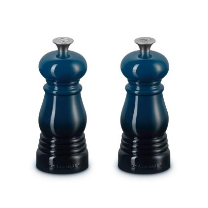 Sada mlýnků na sůl a pepř 11 cm, sada 2 ks, NUIT, plast, Le Creuset