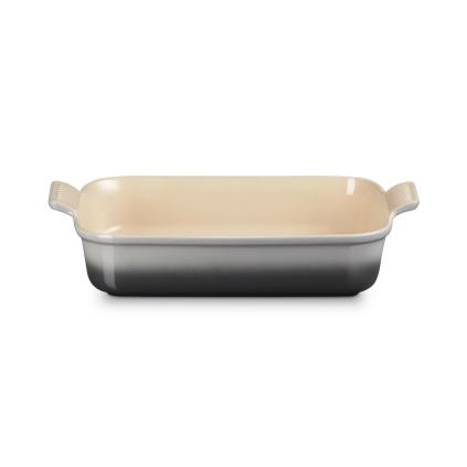 Zapékací mísa HERITAGE 32 cm, 4 l, FLINT, kamenina, Le Creuset