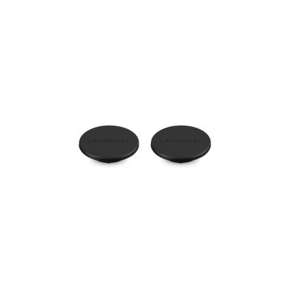 Víčko na mlýnek 6,5 cm, sada 2 ks, černá, silikon, Le Creuset