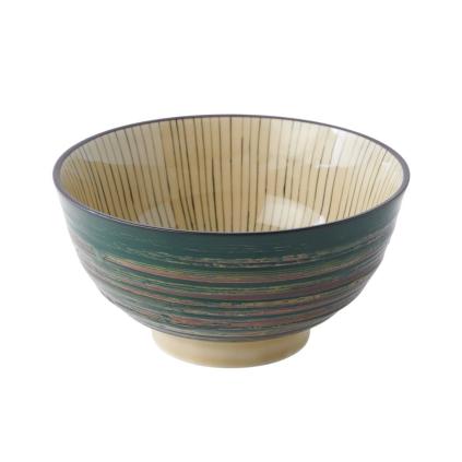 Jídelní mísa DK GREEN 17 cm, 600 ml, zelená, keramika, MIJ