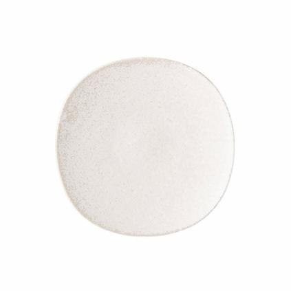 Předkrmový talíř WHITE FADE 21 cm, bílá, keramika, MIJ