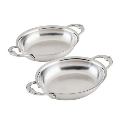 Pekáč PROVISIONS 17 x 14 cm, sada 2 ks, stříbrná, nerezová ocel, Hestan