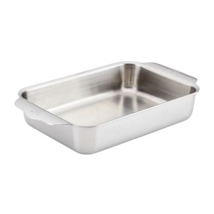 Pekáč OVENBOND 25 x 18 cm, stříbrná, nerezová ocel, Hestan