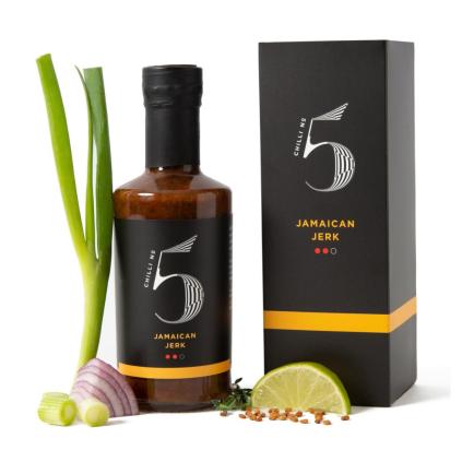 Gurmánská chilli omáčka JAMAICAN JERK 200 ml, Chilli No5