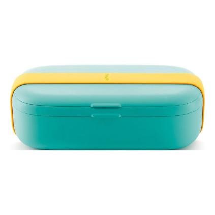 Obědový box LUNCHBOX TO GO 500 ml, tyrkysová, plast, Lékué