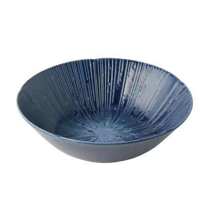 Jídelní mísa ICE SAPPHIRE 21 cm, 700 ml, modrá, keramika, MIJ