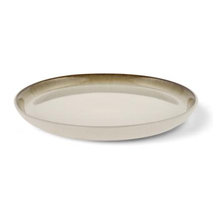 Dezertní talíř GASTRO 21 cm, bílá / krémová, kamenina, Bitz