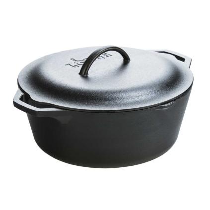 Hrnec 6,6 l, s poklicí, litina, Lodge