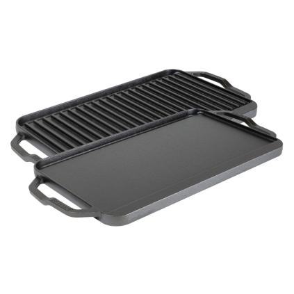 Gridl CHEF COLLECTION 50 x 25 cm, oboustranný, litina, Lodge