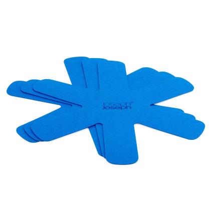 Ochranná vložka pro pánve SPACE 45052, sada 3 ks, modrá, polyester, Joseph Joseph