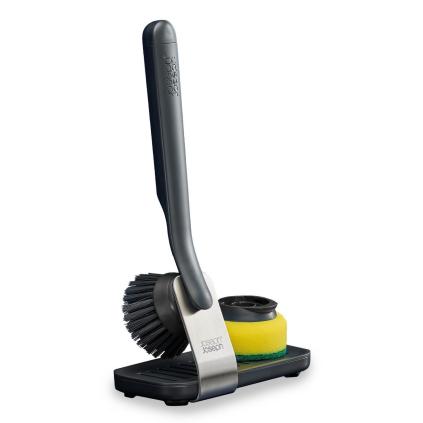 Kartáč na nádobí SINKTECH 6500011 28 cm, šedá, plast, Joseph Joseph