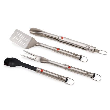 Grilovací náčiní GRILLOUT 2000001, sada 4 ks, nerezová ocel, Joseph Joseph