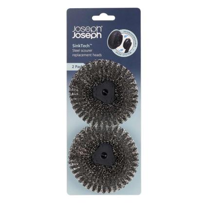 Náhradní hlavice 6500017, s drátěnkou, pro kartáče SINKTECH, sada 2 ks, Joseph Joseph