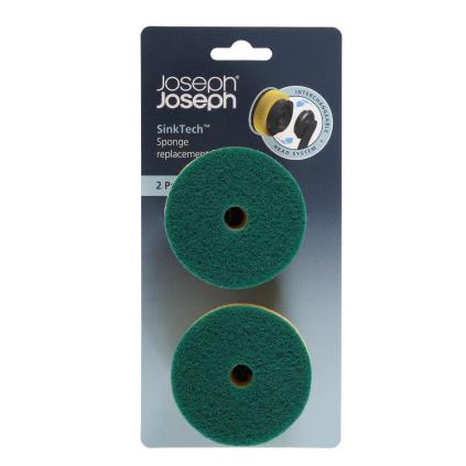 Náhradní hlavice 6500020, s houbičkou, pro kartáče SINKTECH, sada 2 ks, Joseph Joseph