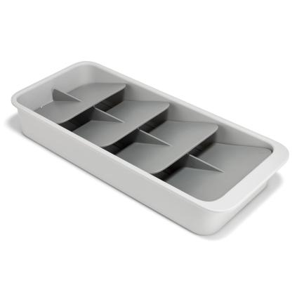 Organizér na příbory DRAWERSTORE 8500012 40 x 17 cm, šedá, plast, Joseph Joseph