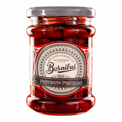 Piquillo papričky 250 g, BORNIBUS