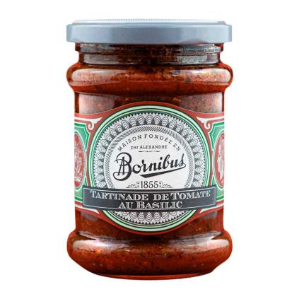 Rajčatová pomazánka 230 g, s bazalkou, BORNIBUS
