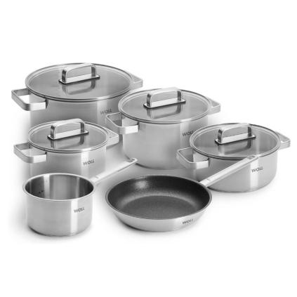 Sada hrnců STEEL, sada 6 ks, nerez, WOLL