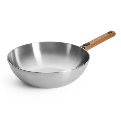 Wok LOGIC STEEL 30 cm, nerezová, WOLL