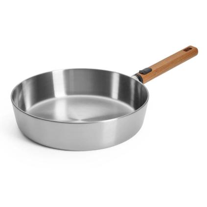 Hluboká pánev LOGIC STEEL 28 cm, nerezová, WOLL