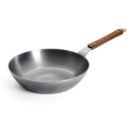 Hluboká pánev CARBON STEEL 28 cm, uhlíková ocel, WOLL