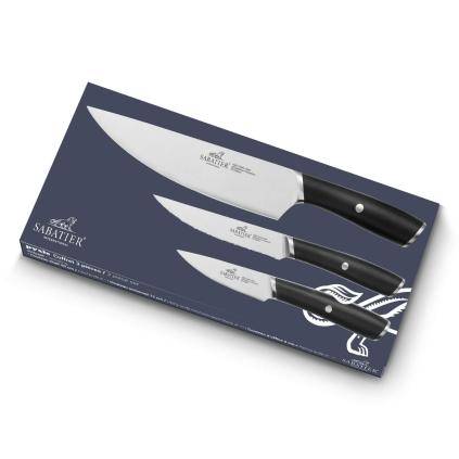 Sada nožů PYXIS INOX, sada 3 ks, nerezové nýty, Lion Sabatier