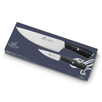 Sada nožů PYXIS INOX, s kuchařským nožem, sada 2 ks, nerezové nýty, Lion Sabatier