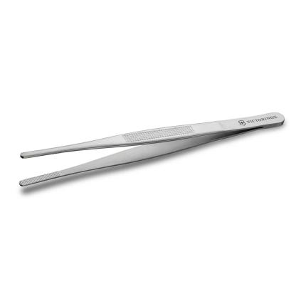 Kuchyňská pinzeta 16 cm, rovná, stříbrná, nerezová ocel, Victorinox