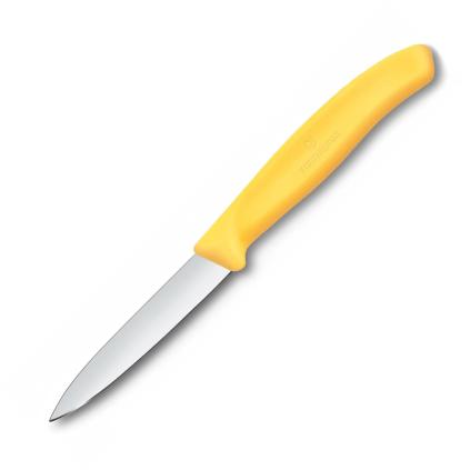 Ořezávací nůž SWISS CLASSIC 8 cm, žlutá, plast, Victorinox
