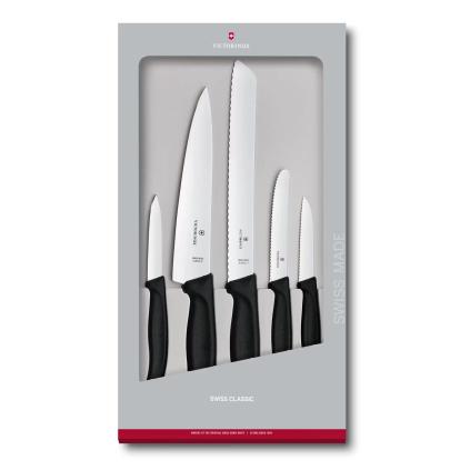 Sada nožů SWISS CLASSIC, sada 5 ks, plast, Victorinox