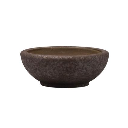 Jídelní miska NIN-RIN 12 cm, 200 ml, hnědá, keramika, MIJ