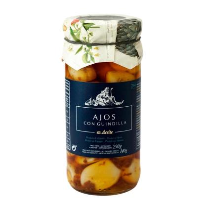Česnek 244 ml, s chilli v oleji, Garden Delights