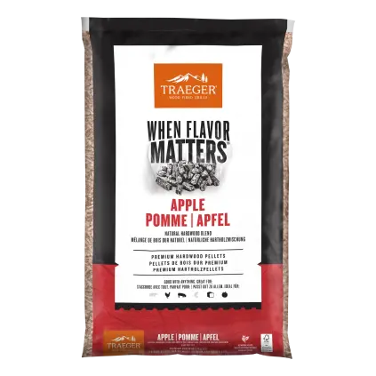 Dřevěné pelety APPLE 9 kg, Traeger