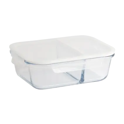 Box na potraviny PKV-033 1,45 l, sklo / silikon, Pebbly
