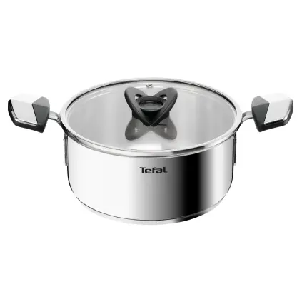 Kastrol EMOTION+ 20 cm, 2,7 l, nerez, Tefal